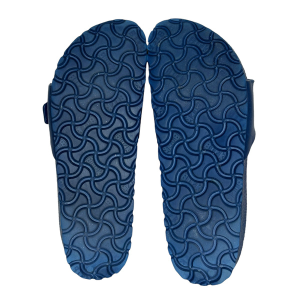 Birkenstock Madrid Eva Blue Rubber Sandals Slide On Summer Women's Size 6 - Picture 8 of 8